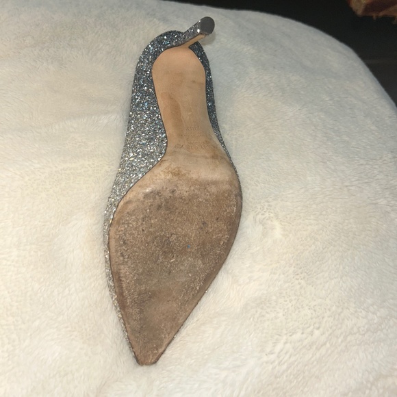 Jimmy Choo Dusk blue and silver pumps size 38,5 - Picture 3 of 4